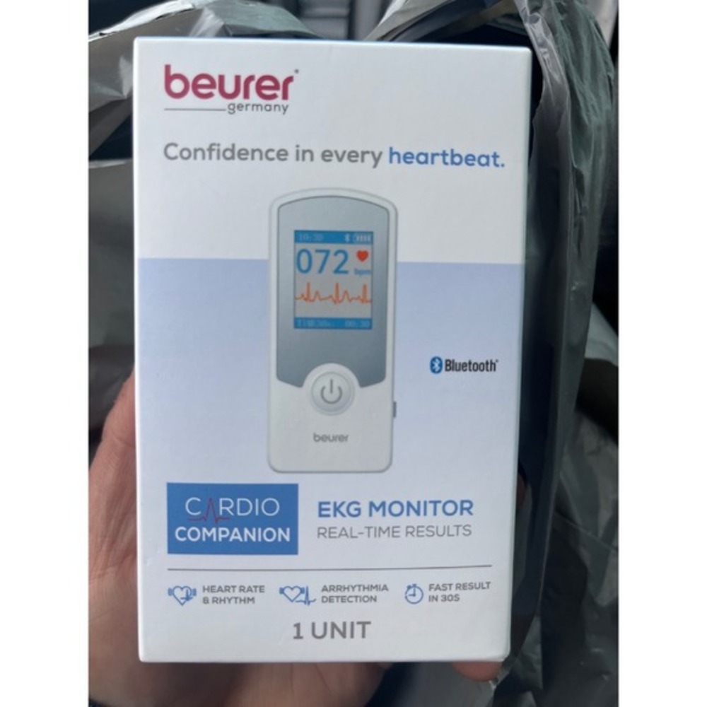 Beurer EKG Monitor - Real-Time Heart Rate Results - Arrhythmia Detection